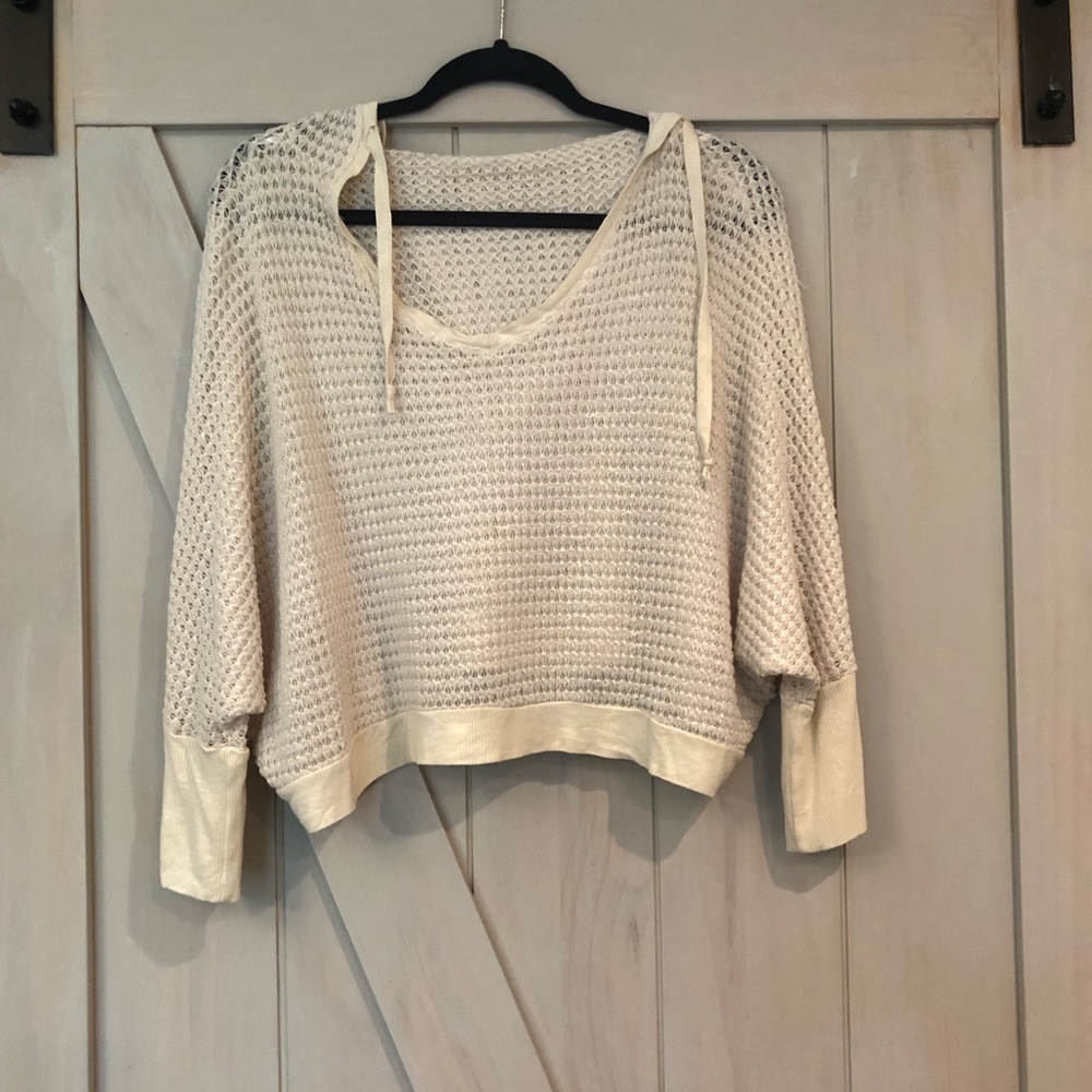 Cropped Hooded Sweater